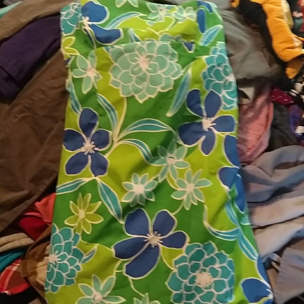 Strapless reversible dress